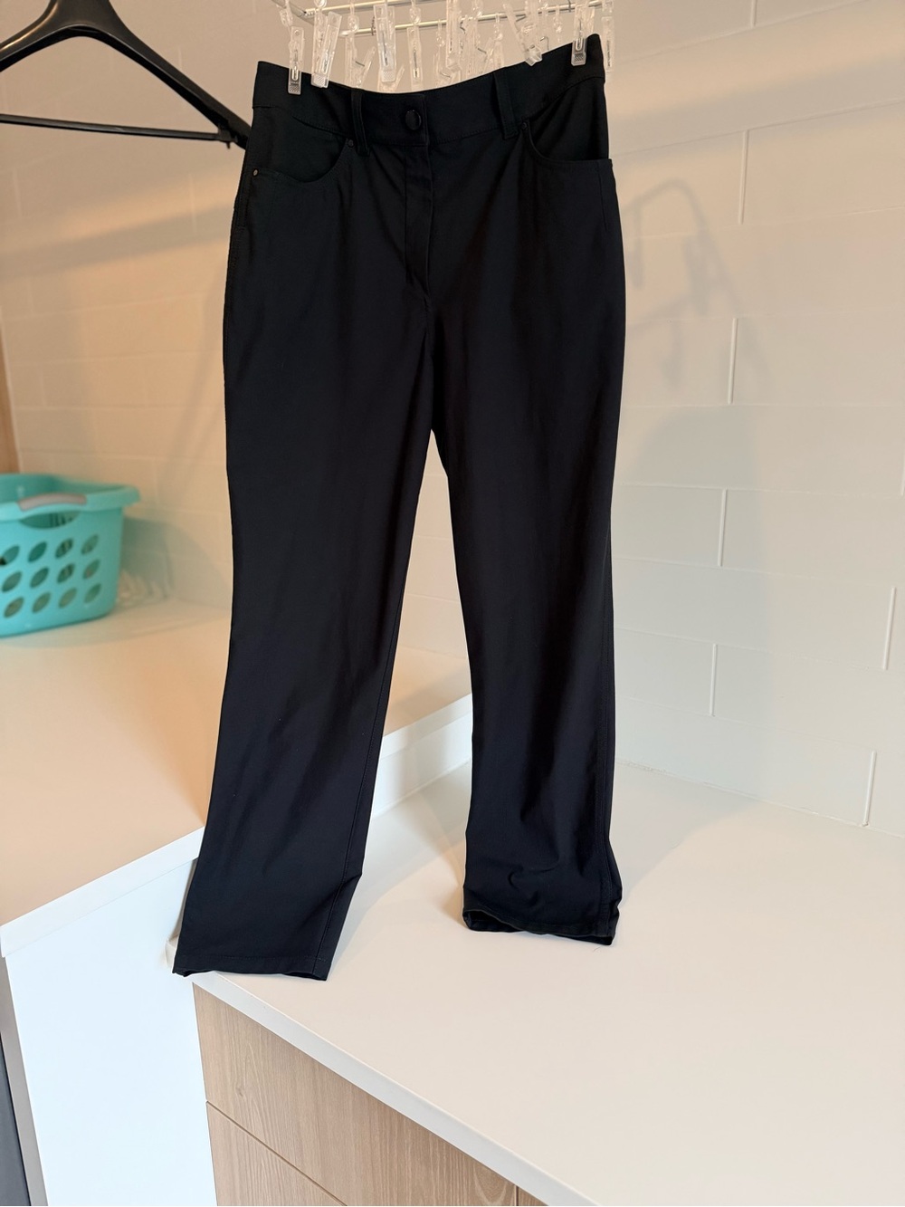 lululemon athletica Black Straight-Leg Performance Pants